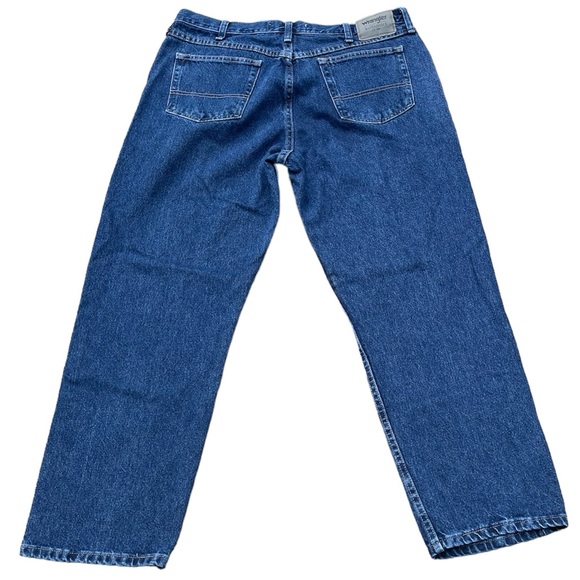 WRANGLER AUTHENTICS MENS SIZE38x29 DENIM BLUE JEANS. - Picture 5 of 5